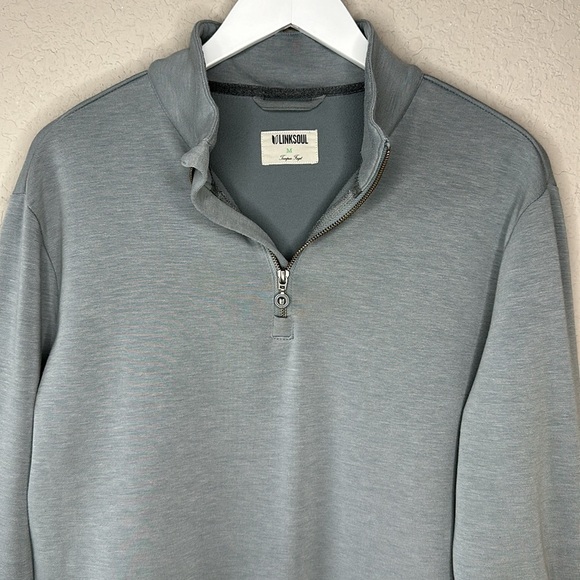 Linksoul Fleece Quarter Zip Pullover Size Medium - Picture 2 of 13